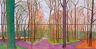 David Hockney, Woldgate Woods, 2006, oil on 6 canvases, David Hockney Inc. © David Hockney