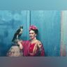 Nickolas Muray, Frida with Her Pet Eagle, Coyoacán, 1939