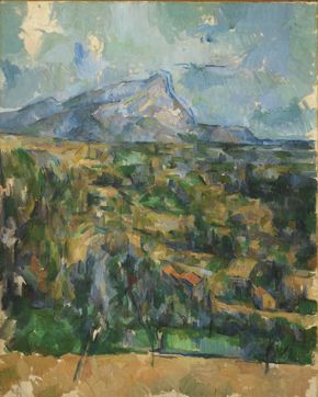 Paul Cezanne, Mont Sainte-Victoire, c. 1904–06, oil on canvas