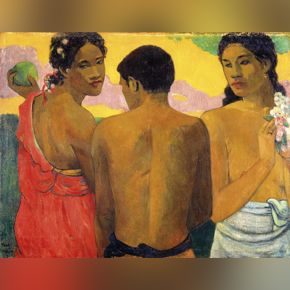 Paul Gauguin, Three Tahitians, 1899, oil on canvas