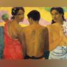 Paul Gauguin, Trois tahitiens (Three Tahitians), 1899, oil on canvas