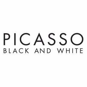 Picasso title treatment (square white)
