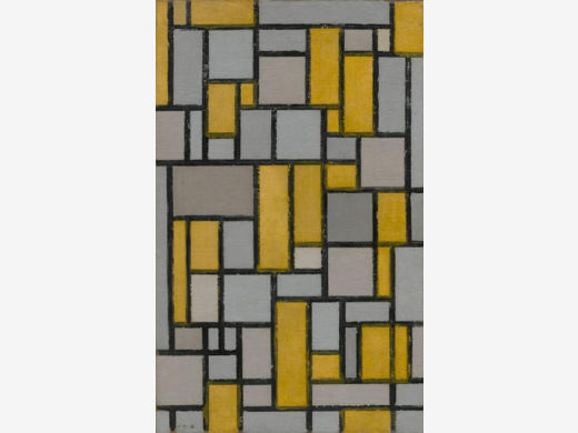 Piet Mondrian, Composition with Grid #1