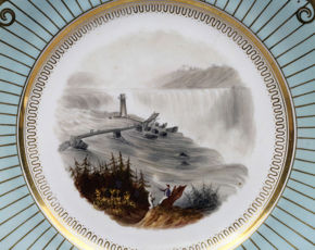 Powell Display - Detail of a Dinner Plate