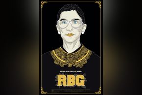 film poster for "RBG"