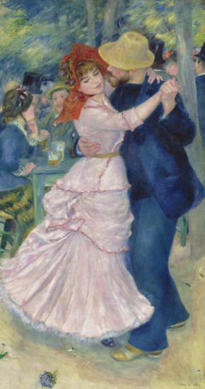 Pierre-Auguste Renoir, Dance at Bougival, 1883, oil on canvas