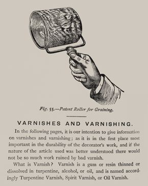Engraving, page 136, The Paper Hanger, Painter, Grainer, and Decorator’s Assistant, 1879