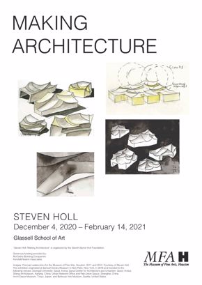 Steven Holl: Making Architecture (poster)