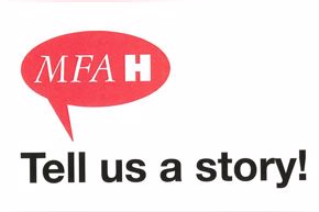 STORY BOOTH BLOG - Tell Us a Story! MFAH logo