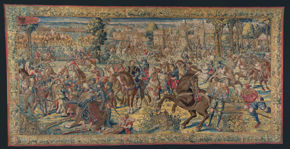 Surrender of King François I, designed by Bernard van Orley, woven by Willem and Jan Dermoyen