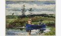 Winslow Homer, The Blue Boat, 1892, watercolor over graphite on paper
