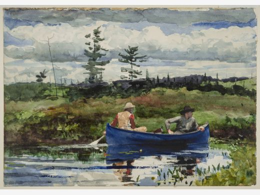 Winslow Homer, The Blue Boat, 1892, watercolor over graphite on paper